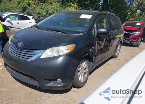 2012 Toyota Sienna Limited V6 7 Passenger z USA, uszkodzony, nr VIN 5TDYK3DC0CS225765